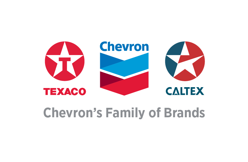 Семейство брендов Chevron - Texaco, Chevron и Caltex